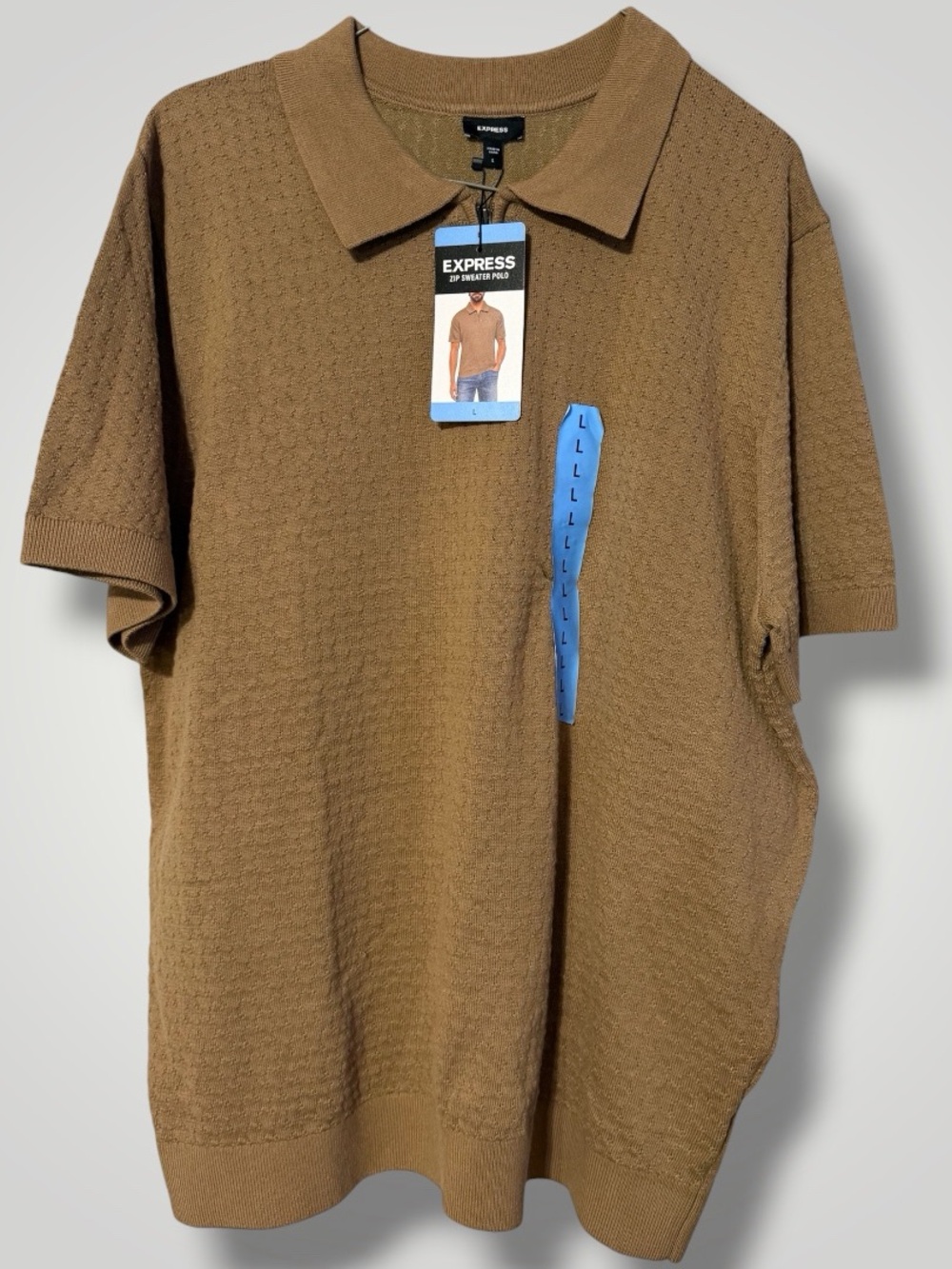 Mens Express polo shirt in size Large